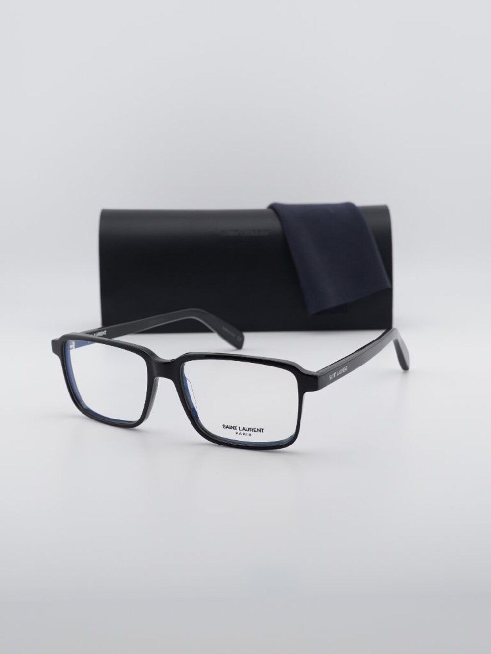 Saint Laurent SL190 005 Rectangle Eyeglasses 56mm - Black